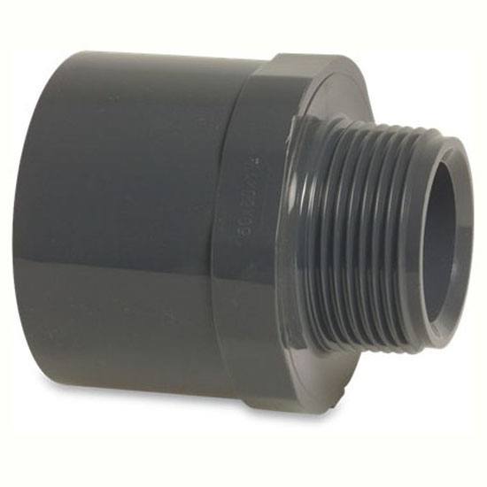 Pvc Imperial Pressure Pipe Plain Socket To Male Thread 1